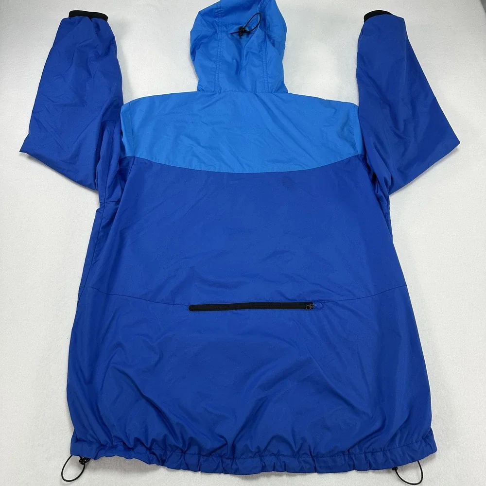 Nike Jacket Mens Large Blue Colorblock Full Zip Hooded Windbreaker 917809-435